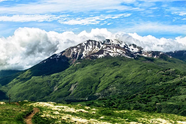 Alp Succiso Panorama Pico Montaña Appennino Emiliano Reggio Emilia Italia —  Fotos de Stock