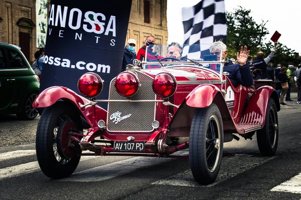 Scandiano Italy October 2020 Alfa Romeo 1750 Zagato 1929 Old — Stock Photo, Image