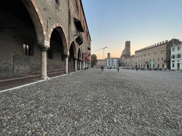 Piazza Sordello Architecture Mantova Italy Lombardia — Stock Photo, Image