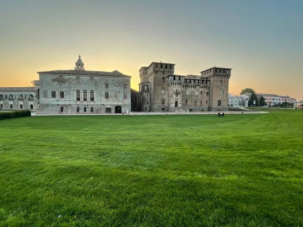 Ogród Zamkowy San Giorgio Mantova Włochy Lombardia — Zdjęcie stockowe