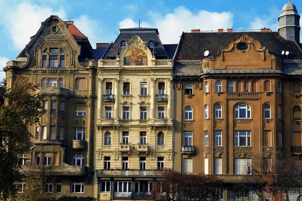 Casa Palácio Tradicional Húngaro Budapeste Capital Hungria — Fotografia de Stock