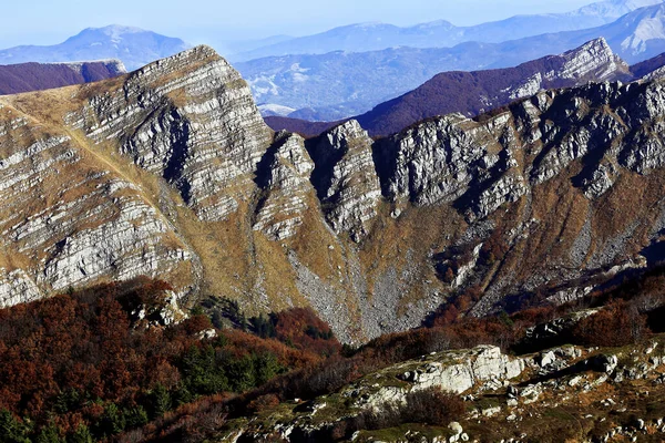 산봉우리들 이탈리아 아펜니노 공원의 — 스톡 사진