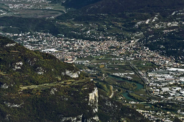 Trento Airview Trentino Italy — 스톡 사진