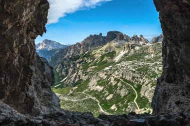 Trentino alto adige alpine panorama in dolomite, Italy