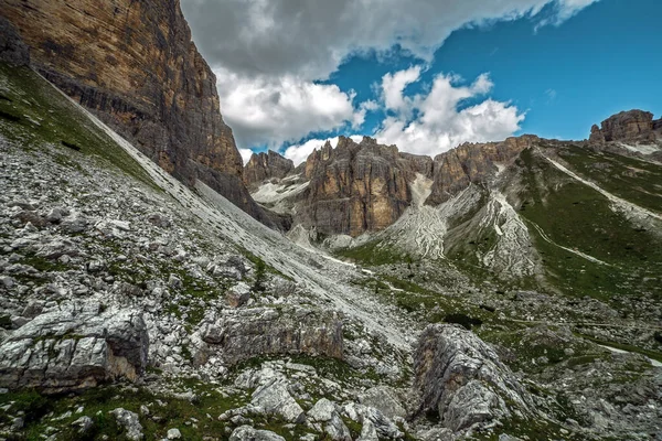 Italské Dolomitové Letní Panorama Trentino Sud Tyrol Itálie — Stock fotografie