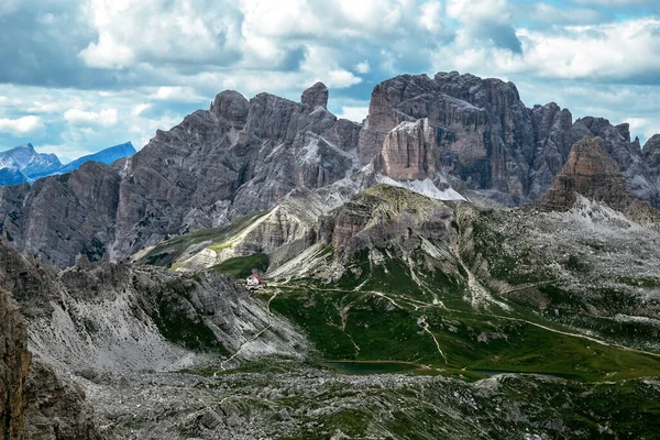 Tre Cime Lavaredo Ulusal Parkı Panorama, Trentino, Sud Tyrol, İtalya