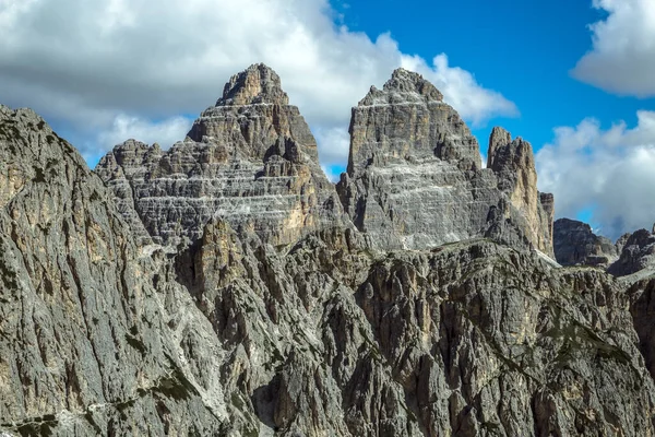 Tre Cime Lavaredo Dolomite Cadini Misurina Trentino Italy — стокове фото
