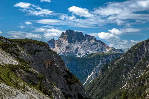 Krajina Croda Rossa Dolomite Národním Parku Tre Cime Itálie — Stock fotografie