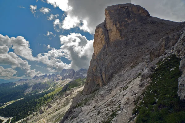 Catinaccio Dolomite Panoramic View Val Fassa Italy Trentino — 스톡 사진