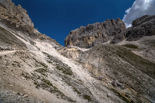 Passo Principe Catinaccio Dolomita Vista Panorámica Trentino Italia — Foto de Stock