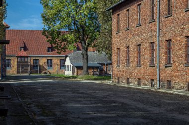 İnfaz avlusu, Auschwitz Birkenau Toplama Kampı, Polonya