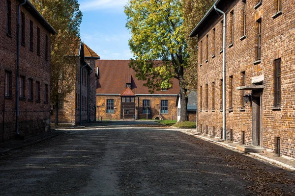 Hinrichtungsblock Konzentrationslager Auschwitz Birkenau Polen — Stockfoto