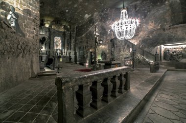 Wieliczka tuz madeninde tuz madeni, Polonya, Wieliczka