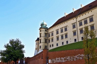 Wawel Kalesi harici savunma kulesi, Krakow, Polonya
