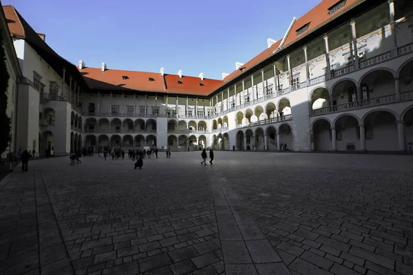 Wawel Castle Museum Courtyard Krakow Poland — Stock Photo, Image