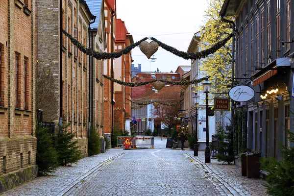 Goteborg Haga Κατά Διάρκεια Των Χριστουγέννων Την Αγορά Καφέ Σουηδία — Φωτογραφία Αρχείου