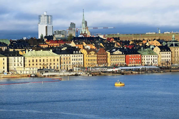 瑞典斯德哥尔摩 斯德哥尔摩 古城海滨 日出时分 — 图库照片