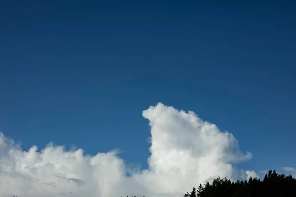 Wolken Lucht Luchtlandschap Zomer Veranderingen Het Weer Bewolkte Dag — Stockfoto