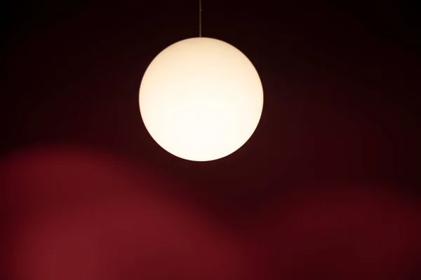 Lampa Tvaru Koule Světelný Design Vnitřní Zdroj Světla — Stock fotografie