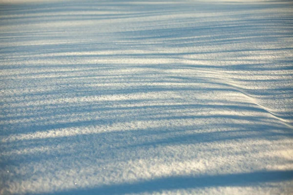 Schnee Winter Textur Der Schneedecke Oberfläche Einer Kalten Schneeschicht Draußen — Stockfoto