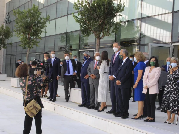 Reyes España Participan Inauguración Fundación Champalimaud Lisboa Septiembre 2021 Lisboa —  Fotos de Stock