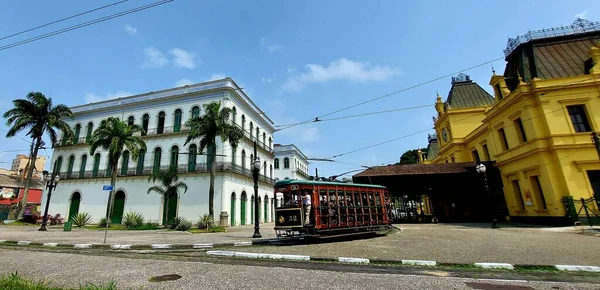 Setembro 2021 Santos São Paulo Brasil Vista Museu Pele Cidade — Fotografia de Stock