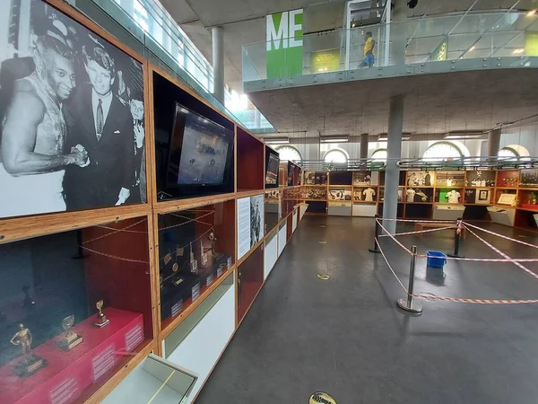 Września 2021 Santos Sao Paulo Brazylia Widok Muzeum Pele Mieście — Zdjęcie stockowe