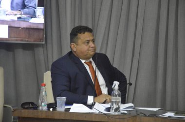 Rio Grande do Norte 'den Covid' in mali müşaviri Coronavirus salgınıyla ilgili eyalet milletvekillerini duydu. 30 Eylül 2021, Natal, Rio Grande do Norte, Brezilya: Rio Grande do Norte Parlamento Soruşturma Komisyonu