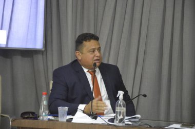 Rio Grande do Norte 'den Covid' in mali müşaviri Coronavirus salgınıyla ilgili eyalet milletvekillerini duydu. 30 Eylül 2021, Natal, Rio Grande do Norte, Brezilya: Rio Grande do Norte Parlamento Soruşturma Komisyonu