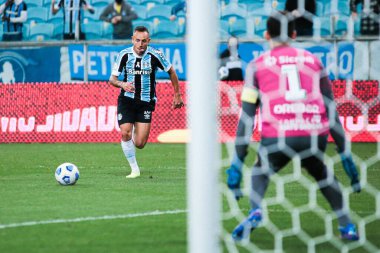 (Brezilya Futbol Şampiyonası: Gremio ve Cuiaba. 6 Ekim 2021, Porto Alegre, Brezilya: Rafinha, Gremio takımından, Cuiaba ile oynanan futbol maçı sırasında, Brezilya Futbol Şampiyonası 'nın 24. 