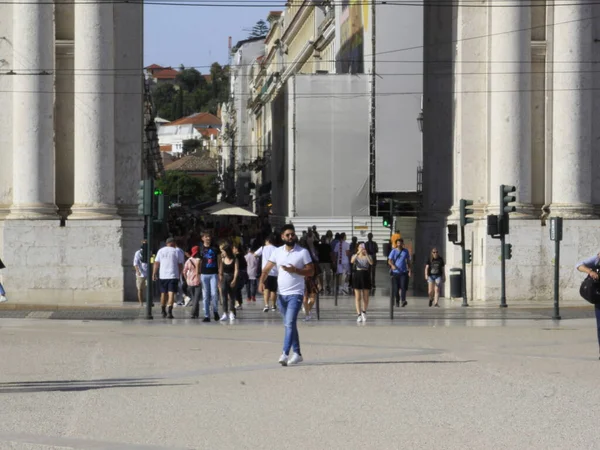 Португалия Вступает Последнюю Фазу Ослабления Пандемии Коронавируса Октября 2021 Года — стоковое фото
