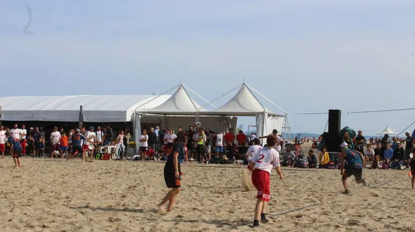 Campeonato Mundial Frisbee Paganello Começa Hoje Rimini Outubro 2021 Itália — Fotografia de Stock