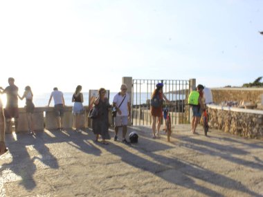Boca do Inferno, Cascais 'de. 7 Ekim 2021, Cascais, Portekiz: Boca do Inferno, 7 Perşembe günü Lizbon 'un başkenti Cascais' deki en güzel ve tanınmış turistik yerlerden biri.).