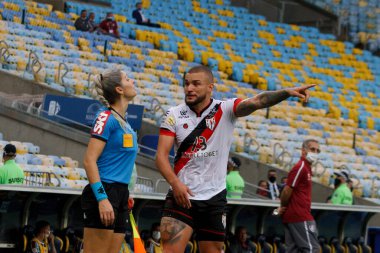 (SPO) Brezilya Futbol Şampiyonası. Fluminense ve Atletico Goianiense: Cumartesi günü Rio de Janeiro 'daki Maracana Stadyumu' nda düzenlenen Brezilya Futbol Şampiyonası 'nın 25. turu için geçerli olan Fluminense ile Atletico Goianiense arasındaki futbol maçı 