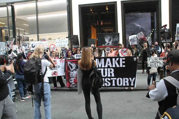 Nuevo Marcha Piel Nueva York Octubre 2021 Nueva York Estados — Foto de Stock