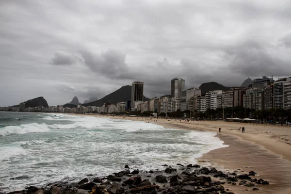 Int Tempo Instabile Annuncia Piogge Rio Janeiro Ott 2021 Rio — Foto Stock