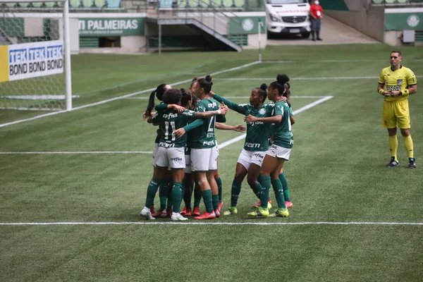 Championnat Football Féminin Paulista Palmeiras Sao Paulo Octobre 2021 Sao — Photo