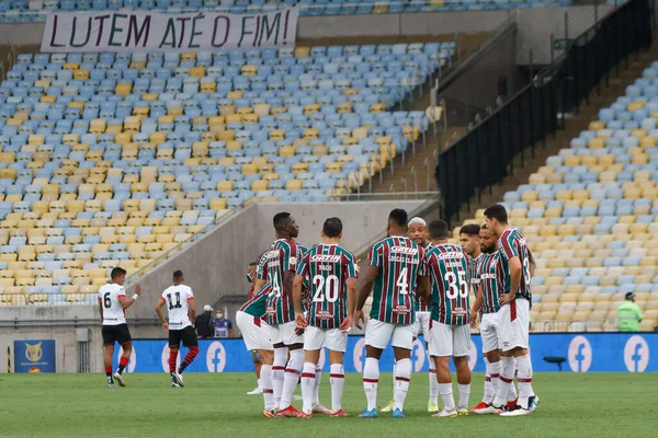 Spo Brazilian Soccer Championship Fluminense Atletico Goianiense Soccer Match Fluminense — Stock Photo, Image