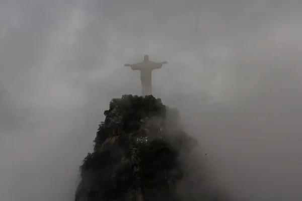 Anos Cristo Redentor Com Uma Missa Catedral São Sebastião Rio — Fotografia de Stock