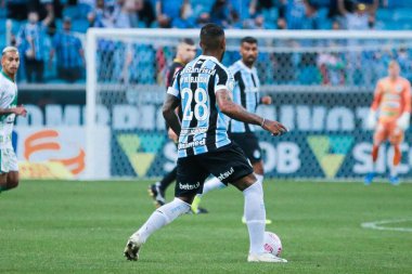 Brezilya Futbol Şampiyonası: Gremio ve Juventude. 17 Ekim 2021, Porto Alegre, Brezilya: Porto Alegre 'deki Arena do Gremio Stadyumu' nda düzenlenen Brezilya Futbol Şampiyonası 'nın 27.
