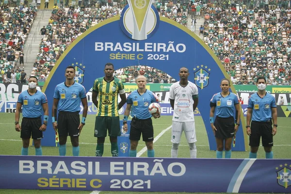 Brasilianische Fußballmeisterschaft Division Manaus Und Ypiranga Oktober 2021 Manaus Brasilien — Stockfoto