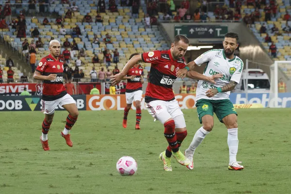 Brezilya Futbol Şampiyonası Flamengo Cuiaba Flamengo Takımından Everton Ribeiro Flamengo — Stok fotoğraf