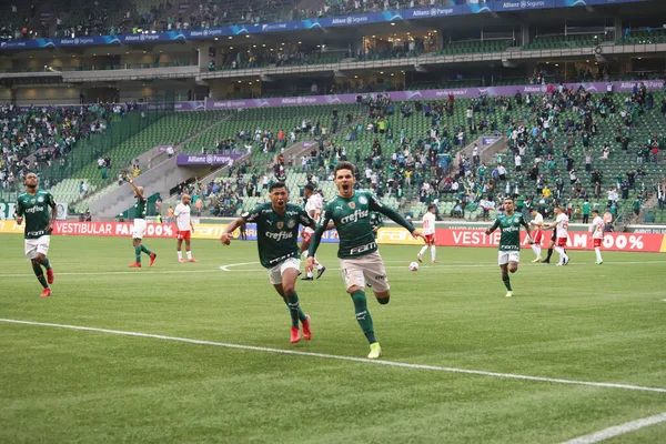 Spo Campionato Brasiliano Calcio Palmeiras Internacional Ottobre 2021 San Paolo — Foto Stock