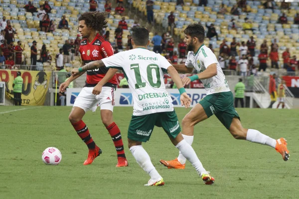 Brezilya Futbol Şampiyonası Flamengo Cuiaba Flamengo Takımından Everton Ribeiro Flamengo — Stok fotoğraf