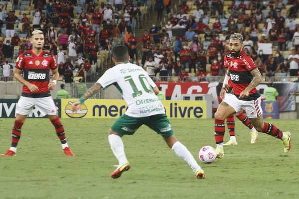 브라질 선수권 Flamengo Cuiaba Everton Ribeiro Flamengo Team Soccer Match — 스톡 사진