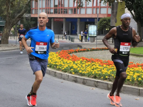 Edp Maratón Lisboa Octubre 2021 Lisboa Portugal Etíope Andualem Shiferaw — Foto de Stock