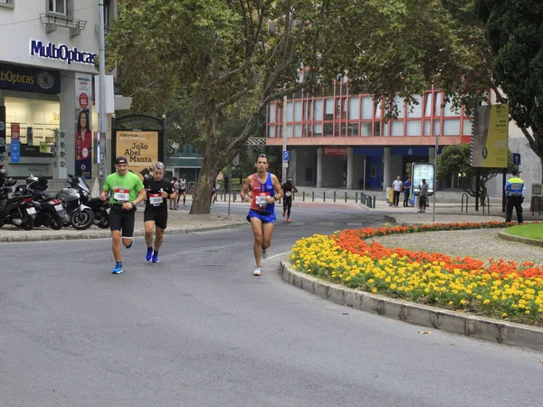 Edpリスボンマラソン 2021年10月17日 リスボン ポルトガル エチオピア アンデュアレム シファローがEdpリスボンマラソンで日曜日 優勝し 2019年に達成された勝利を繰り返し 再び時間と2 — ストック写真
