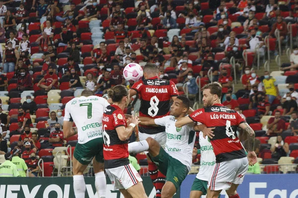 Brazilské Fotbalové Mistrovství Flamengo Cuiaba Everton Ribeiro Týmu Flamengo Během — Stock fotografie