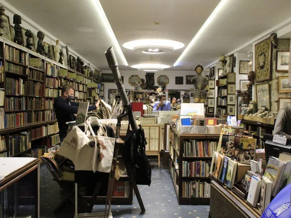 Costa Bookstore Lisbon October 2021 Lisbon Portugal Atmosphere Costa Bookstore — Stock Photo, Image