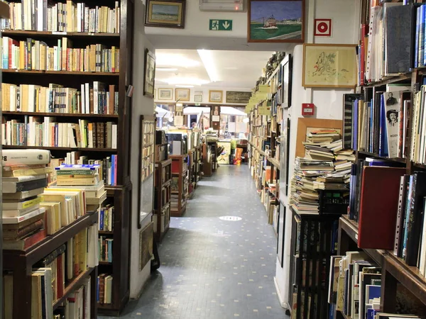 Librairie Costa Lisbonne Octobre 2021 Lisbonne Portugal Ambiance Librairie Costa — Photo